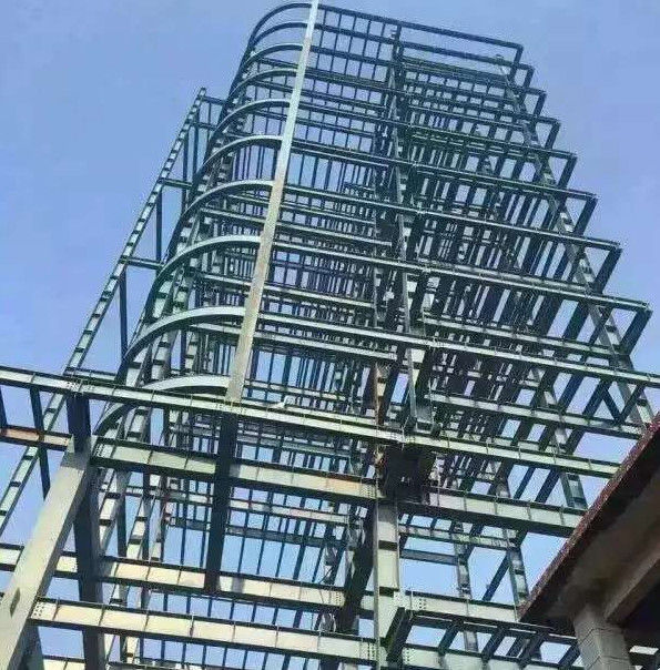 H 섹션 프레임 철강 구조 쇼핑몰 부식 보호
