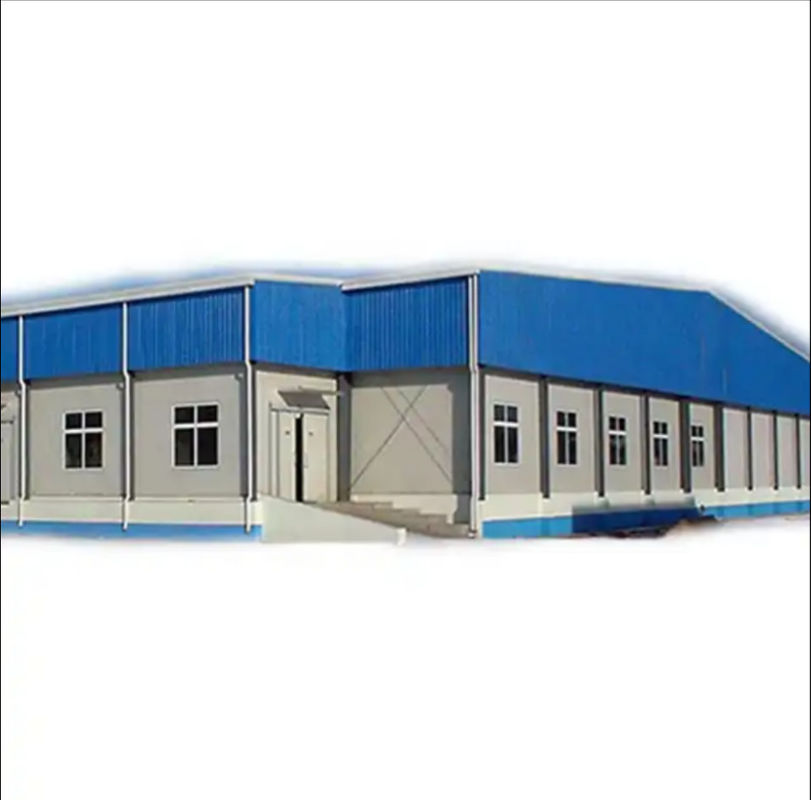 맞춤형 Estructura De Acero 제조된 전조 홀 건물 철강 구조 Q355B 중국에 창고 작업장