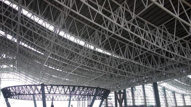 큰 스판 경직 방지 전공 금속 체육관 건물 학교용 다층 철 구조